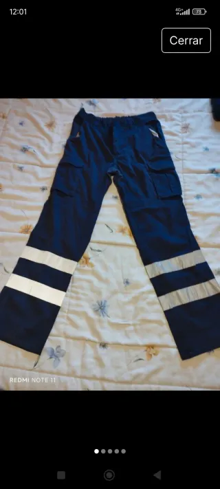 Pantalón trabajo mujer talla 46 reflectante