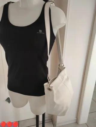 Borsa Artigianale Vera Pelle Bianca