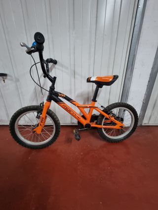 Bicicleta infantil Monty 16 naranja/negro