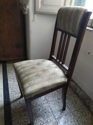 Set 5 Sedie Eleganti Stile Liberty