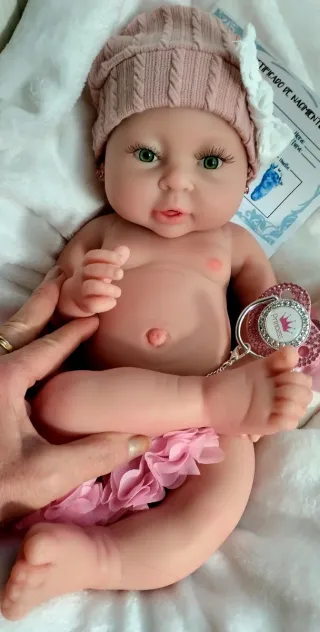 Bebé Reborn Silicona 42 cm