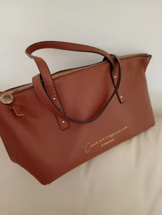 Borsa Le Pandorine Hobo Pelle Marrone