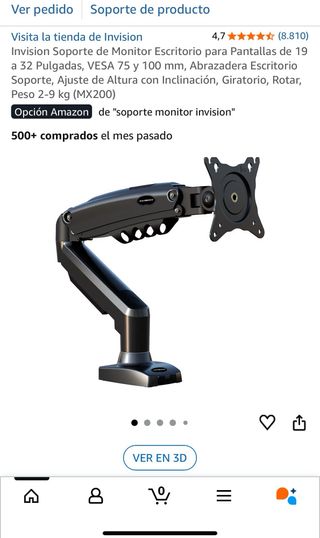 Soporte de monitor para escritorio