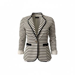 Chaqueta Rayas Blanco y Negro