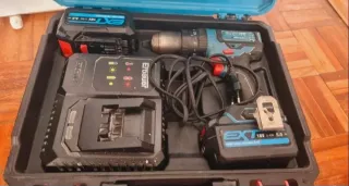 Taladro Erbauer 18V Brushless + 2 Bat