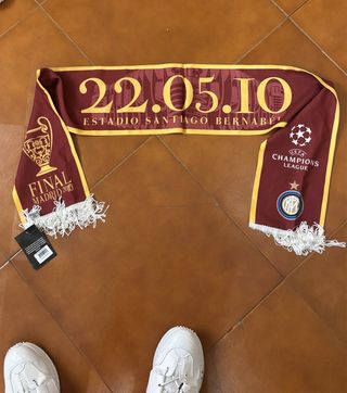 Bufanda Final Champions 2010 Inter Milán