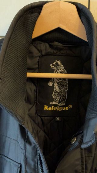 Giacca parka uomo Refrigue nera taglia XL