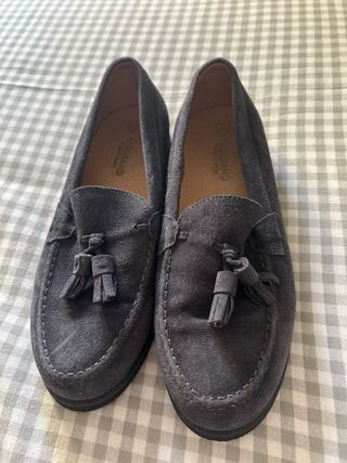 Mocasines Thousand Gris Talla 36