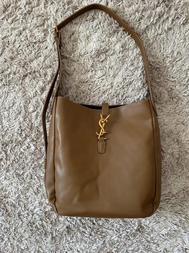 Bolso Saint Laurent Marrón y Dorado