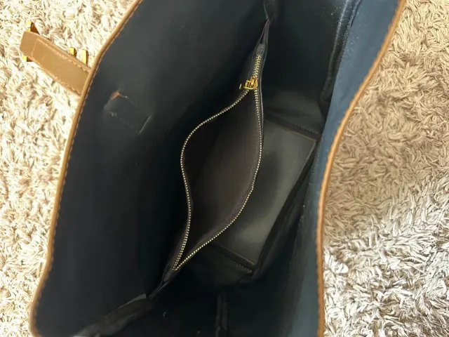 Bolso Saint Laurent Marrón y Dorado