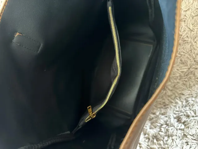 Bolso Saint Laurent Marrón y Dorado