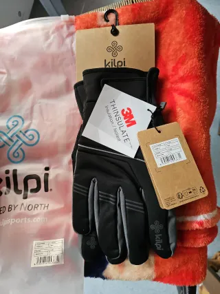 Guantes Kilpi Hombre Negro/Gris