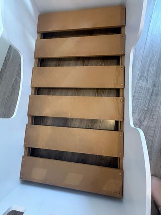 Cama infantil con dosel y diseño de casita 140x70