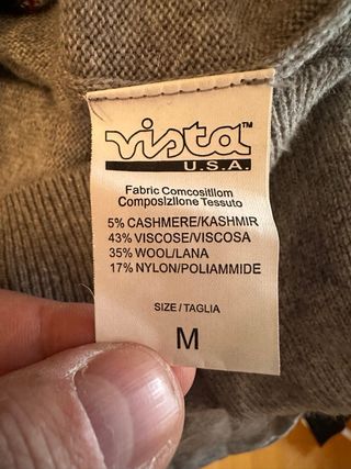 Maglione Vista fantasia rombi taglia M