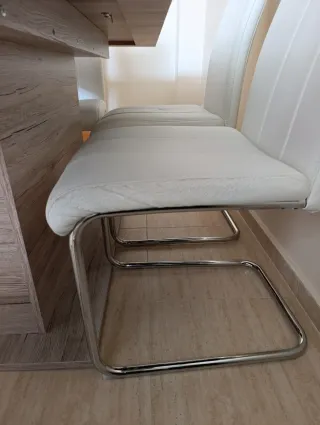 Mesa Comedor Extensible Madera y Metal