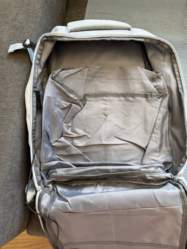 Mochila de viaje azul/gris