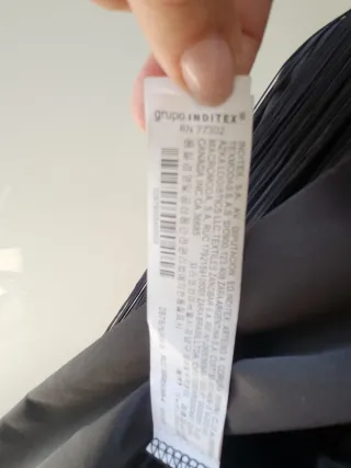 Blusa Negra con Flecos Talla S