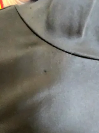 Blusa Negra con Flecos Talla S