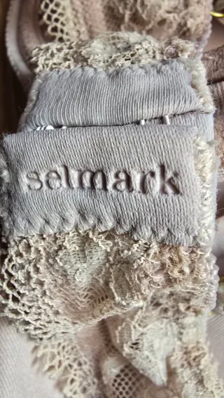 Sujetador encaje beige/rosa