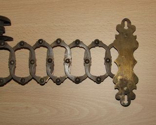 Candelabro victoriano porta velas piano XIX