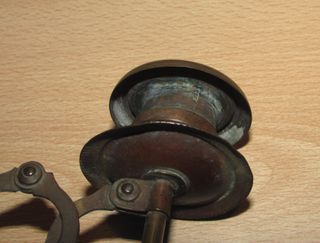 Candelabro victoriano porta velas piano XIX