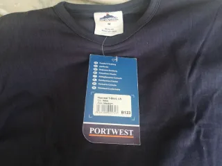 Camiseta térmica Portwest azul marino
