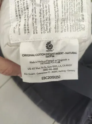 Mochila Ergobaby Comfort Thru Ergonomics + acople