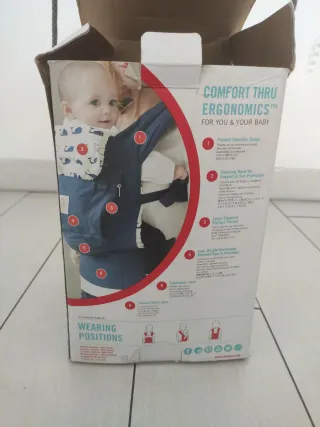 Mochila Ergobaby Comfort Thru Ergonomics + acople