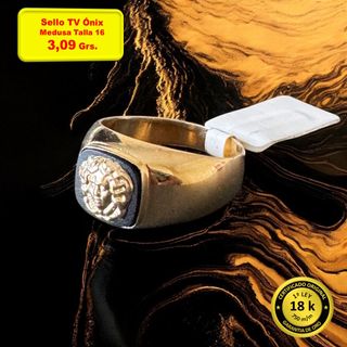 Sello Ónix Oro 18k Tallas Varias  desde 2,87 Grs.
