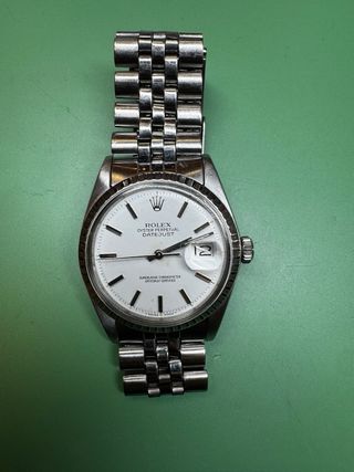 Rolex Datejust Plata/Blanco