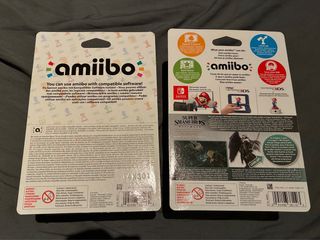 Amiibo Nintendo Sephiroth y Sora Super Smash Bros.