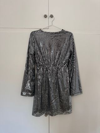 Vestido lentejuelas NAKD Talla S