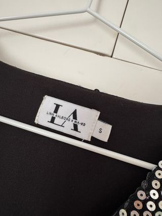 Vestido lentejuelas NAKD Talla S