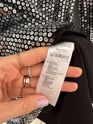 Vestido lentejuelas NAKD Talla S