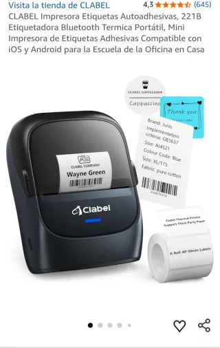 Impresora Etiquetas CLABEL 221B Bluetooth