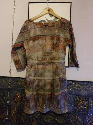 Vestido Mango estampado