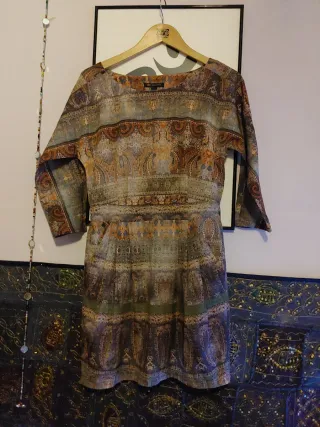 Vestido Mango estampado