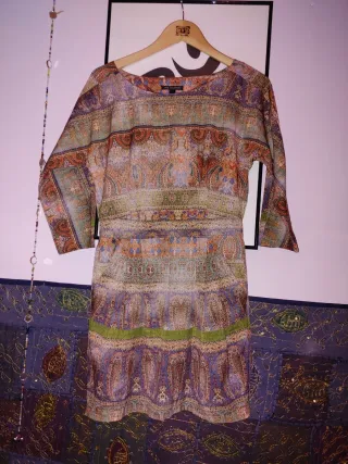 Vestido Mango estampado