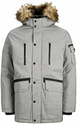 Parka Jack & Jones gris hombre