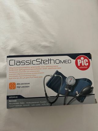 Tensiómetro manual nuevo con estetoscopio