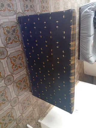 Sofá de 2 plazas tela cuadros