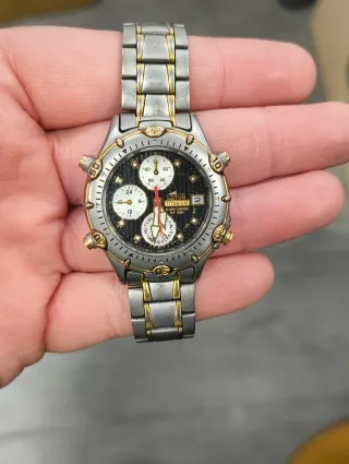 Lotus Titanium Cronógrafo Alarma WR 100M