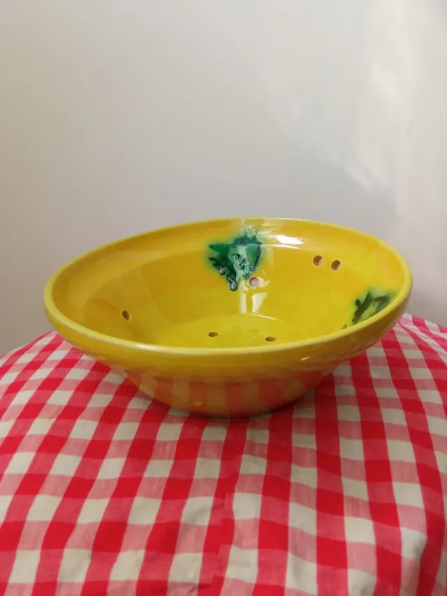 Escurridor cerámica y copas