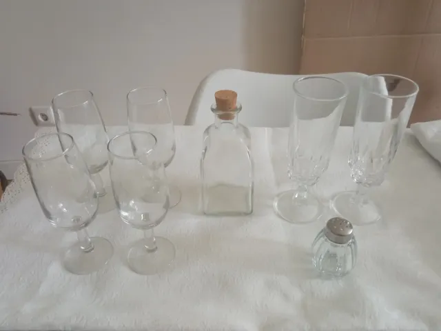 Escurridor cerámica y copas