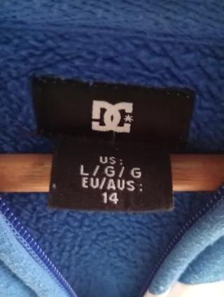 Sudadera DC Shoes Azul con Cremallera