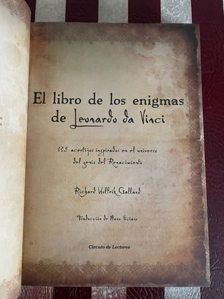 EL LIBRO DE LOS ENIGMAS DE LEONARDO DA VINCI