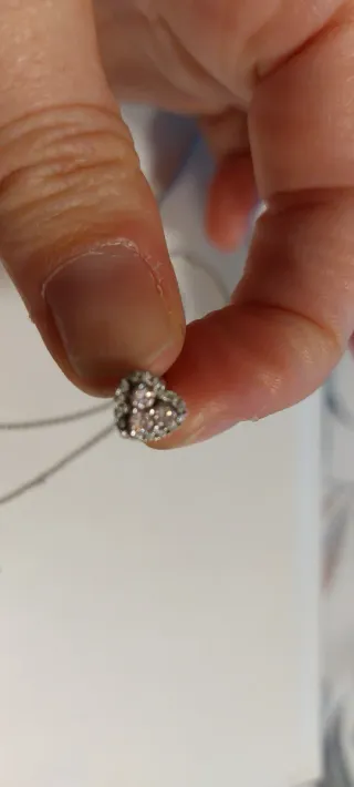 Conjunto Collar y Pendientes Corazón espectacular!