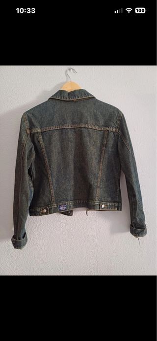 Chaqueta Vaquera Azul/Marrón
