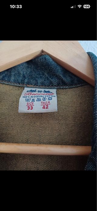 Chaqueta Vaquera Azul/Marrón