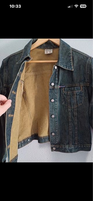 Chaqueta Vaquera Azul/Marrón